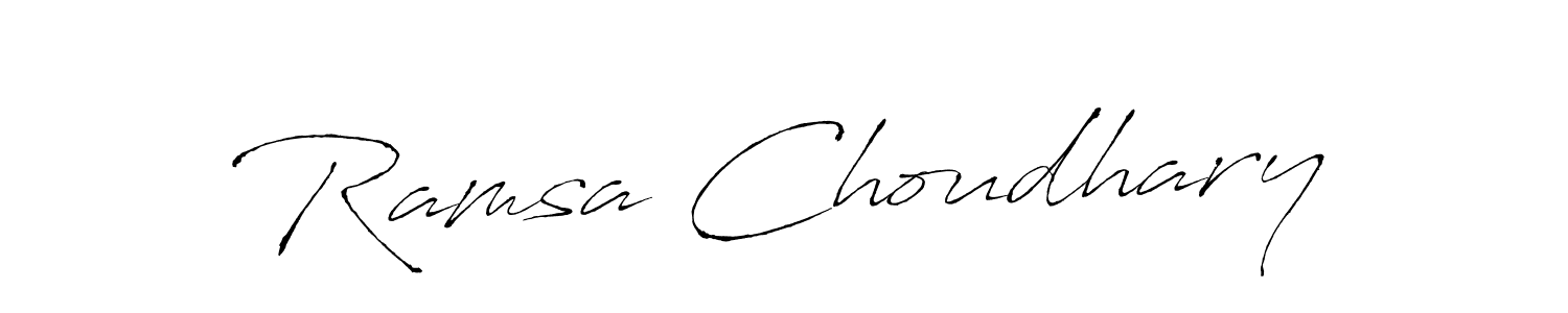 Make a beautiful signature design for name Ramsa Choudhary. Use this online signature maker to create a handwritten signature for free. Ramsa Choudhary signature style 6 images and pictures png