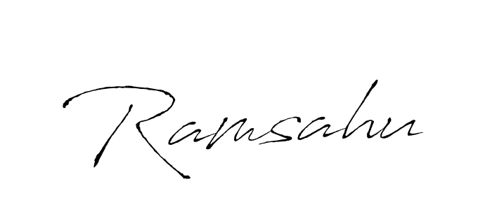 Also we have Ramsahu name is the best signature style. Create professional handwritten signature collection using Antro_Vectra autograph style. Ramsahu signature style 6 images and pictures png