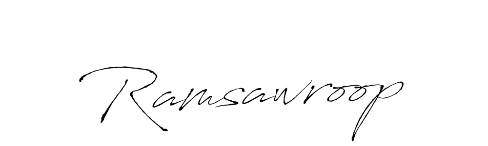 It looks lik you need a new signature style for name Ramsawroop. Design unique handwritten (Antro_Vectra) signature with our free signature maker in just a few clicks. Ramsawroop signature style 6 images and pictures png