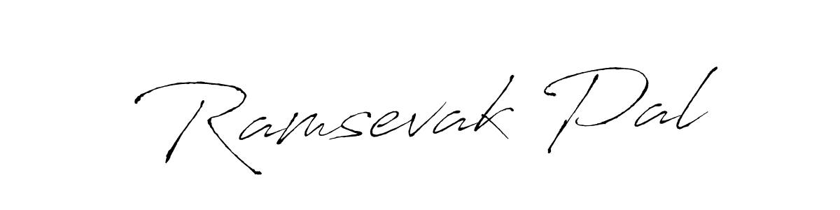 Also You can easily find your signature by using the search form. We will create Ramsevak Pal name handwritten signature images for you free of cost using Antro_Vectra sign style. Ramsevak Pal signature style 6 images and pictures png