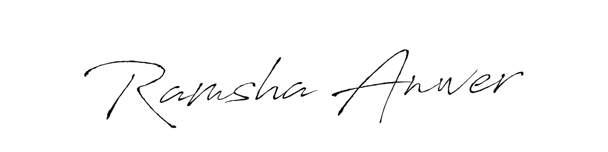 How to Draw Ramsha Anwer signature style? Antro_Vectra is a latest design signature styles for name Ramsha Anwer. Ramsha Anwer signature style 6 images and pictures png