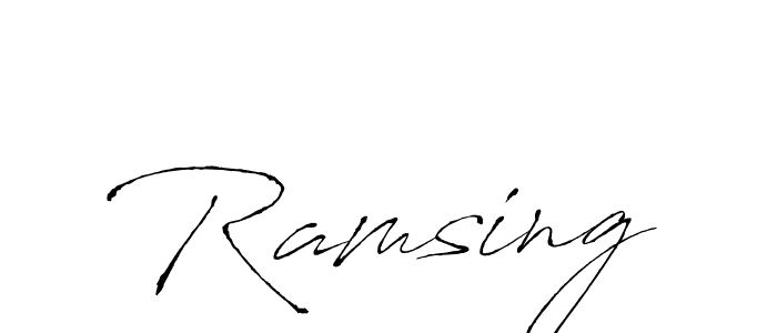 It looks lik you need a new signature style for name Ramsing. Design unique handwritten (Antro_Vectra) signature with our free signature maker in just a few clicks. Ramsing signature style 6 images and pictures png