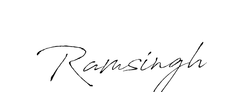 How to make Ramsingh signature? Antro_Vectra is a professional autograph style. Create handwritten signature for Ramsingh name. Ramsingh signature style 6 images and pictures png