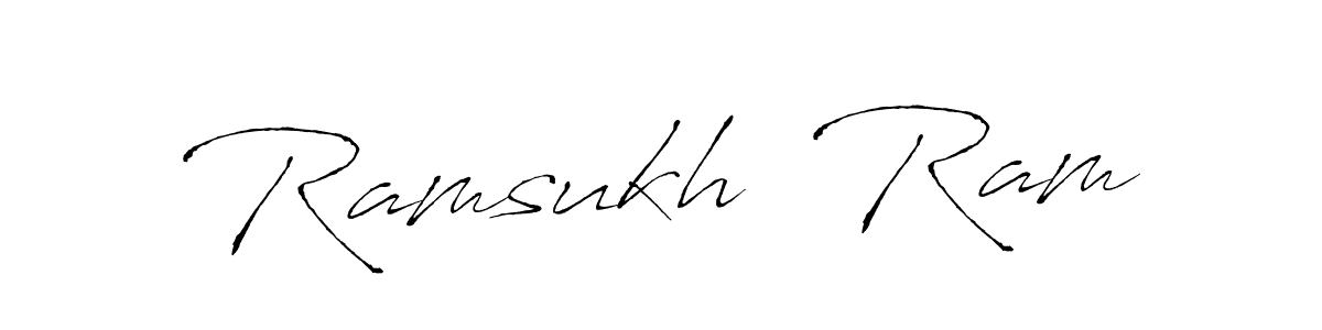 Use a signature maker to create a handwritten signature online. With this signature software, you can design (Antro_Vectra) your own signature for name Ramsukh  Ram. Ramsukh  Ram signature style 6 images and pictures png