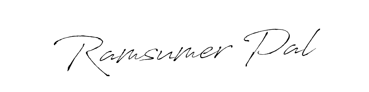 if you are searching for the best signature style for your name Ramsumer Pal. so please give up your signature search. here we have designed multiple signature styles  using Antro_Vectra. Ramsumer Pal signature style 6 images and pictures png