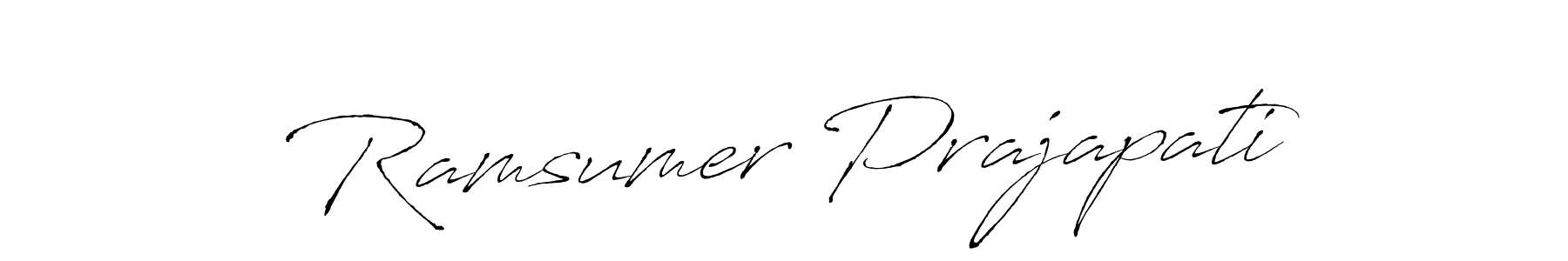 Use a signature maker to create a handwritten signature online. With this signature software, you can design (Antro_Vectra) your own signature for name Ramsumer Prajapati. Ramsumer Prajapati signature style 6 images and pictures png