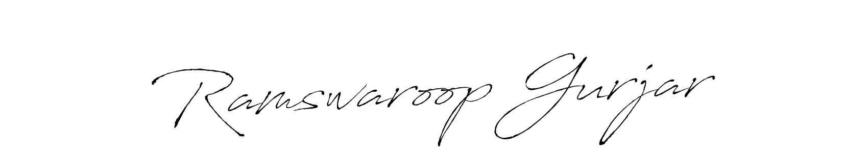 How to Draw Ramswaroop Gurjar signature style? Antro_Vectra is a latest design signature styles for name Ramswaroop Gurjar. Ramswaroop Gurjar signature style 6 images and pictures png