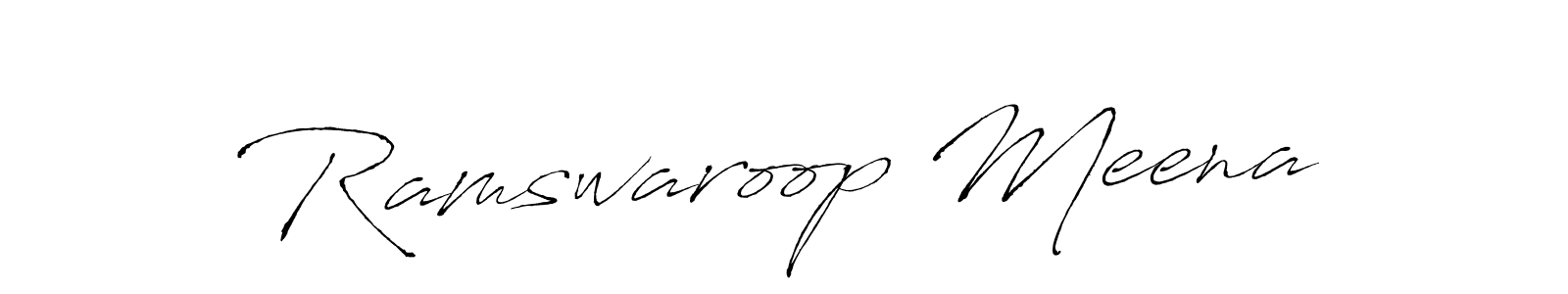 It looks lik you need a new signature style for name Ramswaroop Meena. Design unique handwritten (Antro_Vectra) signature with our free signature maker in just a few clicks. Ramswaroop Meena signature style 6 images and pictures png