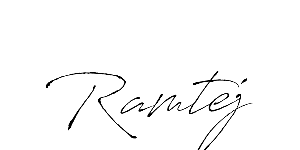 How to Draw Ramtej signature style? Antro_Vectra is a latest design signature styles for name Ramtej. Ramtej signature style 6 images and pictures png