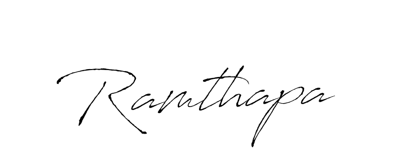 Use a signature maker to create a handwritten signature online. With this signature software, you can design (Antro_Vectra) your own signature for name Ramthapa. Ramthapa signature style 6 images and pictures png