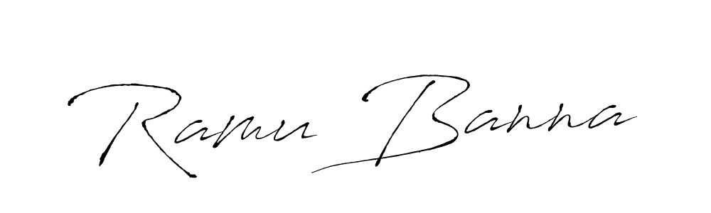 if you are searching for the best signature style for your name Ramu Banna. so please give up your signature search. here we have designed multiple signature styles  using Antro_Vectra. Ramu Banna signature style 6 images and pictures png