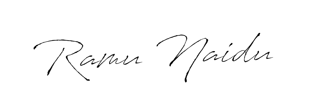 Also we have Ramu Naidu name is the best signature style. Create professional handwritten signature collection using Antro_Vectra autograph style. Ramu Naidu signature style 6 images and pictures png