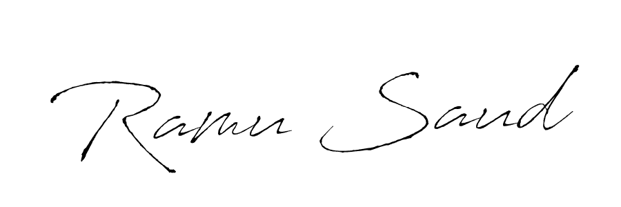 How to Draw Ramu Saud signature style? Antro_Vectra is a latest design signature styles for name Ramu Saud. Ramu Saud signature style 6 images and pictures png