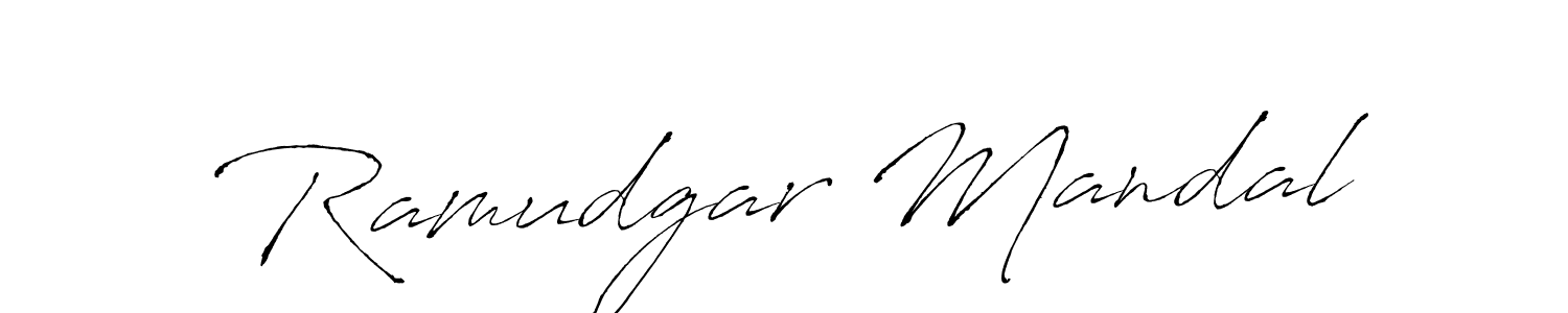 Ramudgar Mandal stylish signature style. Best Handwritten Sign (Antro_Vectra) for my name. Handwritten Signature Collection Ideas for my name Ramudgar Mandal. Ramudgar Mandal signature style 6 images and pictures png