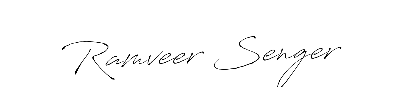 It looks lik you need a new signature style for name Ramveer Senger. Design unique handwritten (Antro_Vectra) signature with our free signature maker in just a few clicks. Ramveer Senger signature style 6 images and pictures png