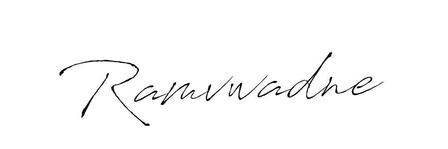 Create a beautiful signature design for name Ramvwadne. With this signature (Antro_Vectra) fonts, you can make a handwritten signature for free. Ramvwadne signature style 6 images and pictures png
