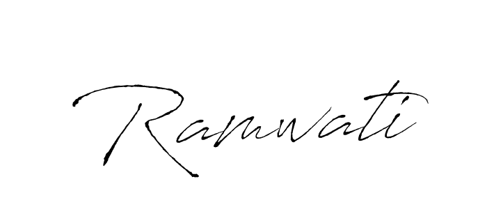 if you are searching for the best signature style for your name Ramwati. so please give up your signature search. here we have designed multiple signature styles  using Antro_Vectra. Ramwati signature style 6 images and pictures png