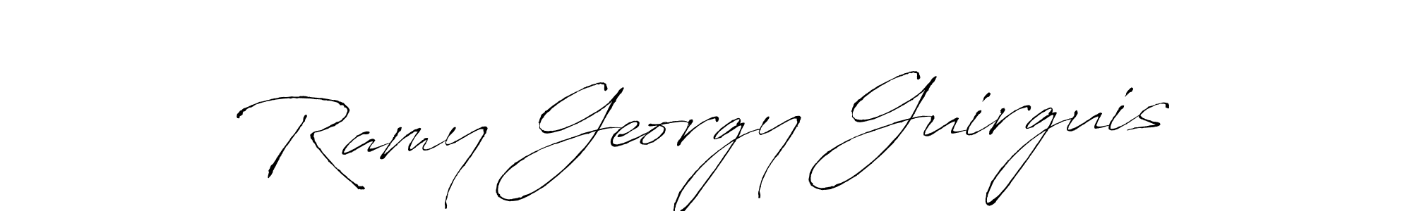 Make a beautiful signature design for name Ramy Georgy Guirguis. Use this online signature maker to create a handwritten signature for free. Ramy Georgy Guirguis signature style 6 images and pictures png
