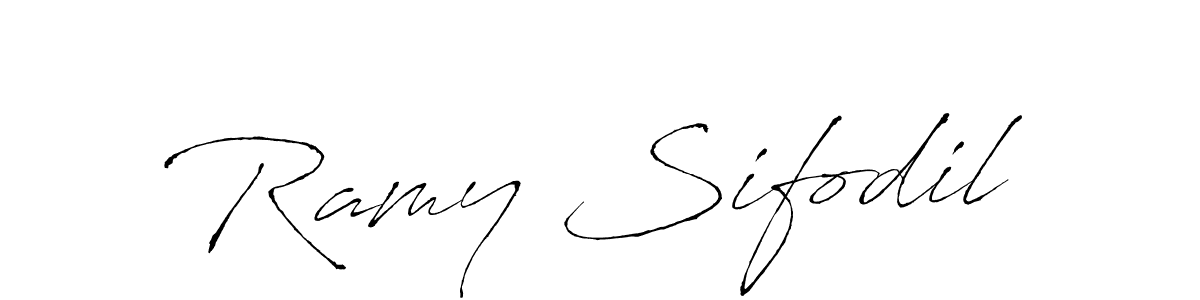 if you are searching for the best signature style for your name Ramy Sifodil. so please give up your signature search. here we have designed multiple signature styles  using Antro_Vectra. Ramy Sifodil signature style 6 images and pictures png