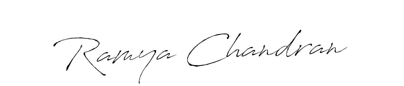 It looks lik you need a new signature style for name Ramya Chandran. Design unique handwritten (Antro_Vectra) signature with our free signature maker in just a few clicks. Ramya Chandran signature style 6 images and pictures png