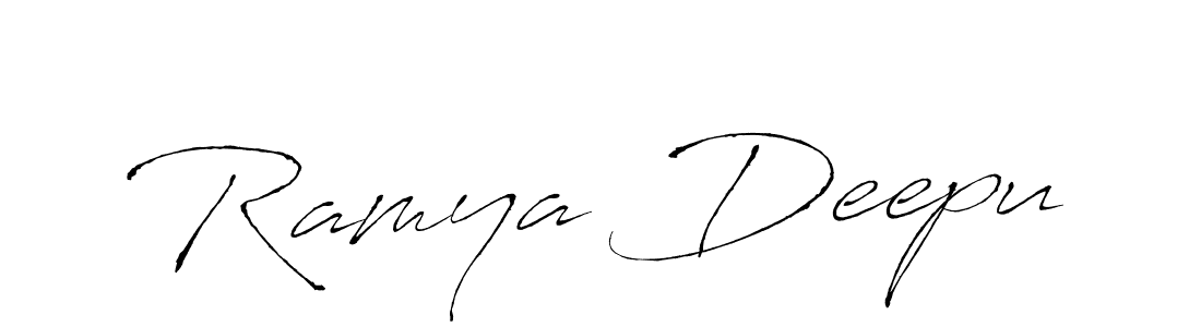 How to Draw Ramya Deepu signature style? Antro_Vectra is a latest design signature styles for name Ramya Deepu. Ramya Deepu signature style 6 images and pictures png