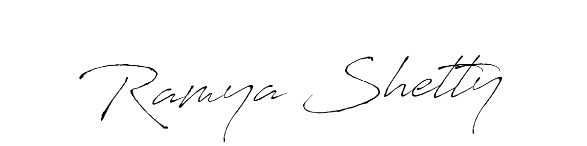 Also we have Ramya Shetty name is the best signature style. Create professional handwritten signature collection using Antro_Vectra autograph style. Ramya Shetty signature style 6 images and pictures png