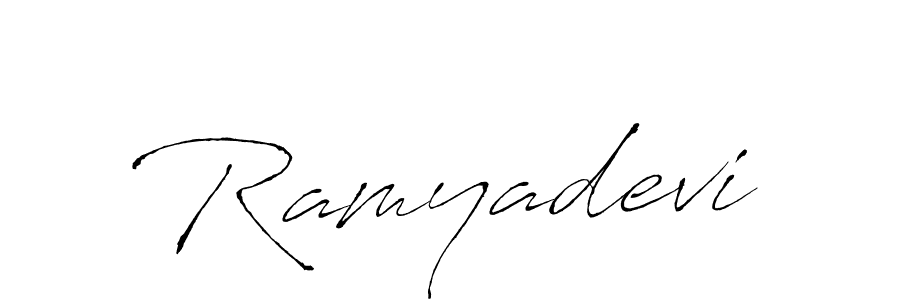 Also we have Ramyadevi name is the best signature style. Create professional handwritten signature collection using Antro_Vectra autograph style. Ramyadevi signature style 6 images and pictures png