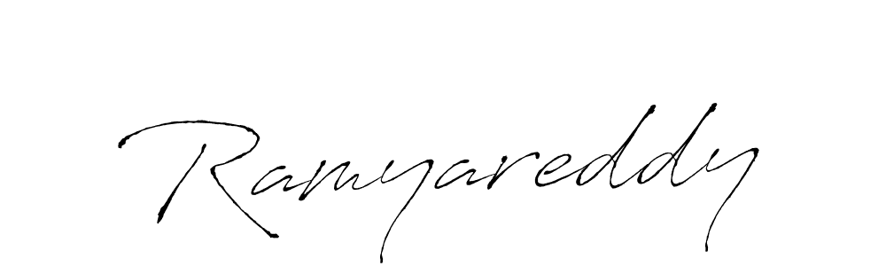 How to make Ramyareddy name signature. Use Antro_Vectra style for creating short signs online. This is the latest handwritten sign. Ramyareddy signature style 6 images and pictures png