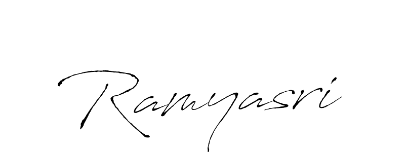 Also You can easily find your signature by using the search form. We will create Ramyasri name handwritten signature images for you free of cost using Antro_Vectra sign style. Ramyasri signature style 6 images and pictures png