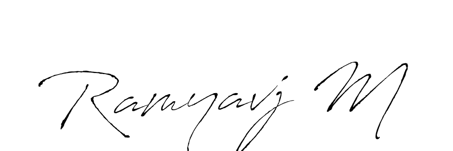 Check out images of Autograph of Ramyavj M name. Actor Ramyavj M Signature Style. Antro_Vectra is a professional sign style online. Ramyavj M signature style 6 images and pictures png