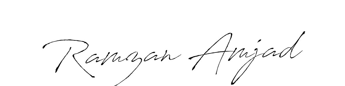 if you are searching for the best signature style for your name Ramzan Amjad. so please give up your signature search. here we have designed multiple signature styles  using Antro_Vectra. Ramzan Amjad signature style 6 images and pictures png