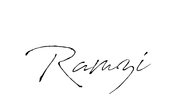 Design your own signature with our free online signature maker. With this signature software, you can create a handwritten (Antro_Vectra) signature for name Ramzi . Ramzi  signature style 6 images and pictures png