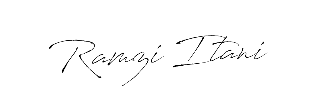 This is the best signature style for the Ramzi Itani name. Also you like these signature font (Antro_Vectra). Mix name signature. Ramzi Itani signature style 6 images and pictures png