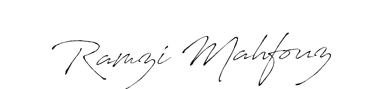 if you are searching for the best signature style for your name Ramzi Mahfouz. so please give up your signature search. here we have designed multiple signature styles  using Antro_Vectra. Ramzi Mahfouz signature style 6 images and pictures png