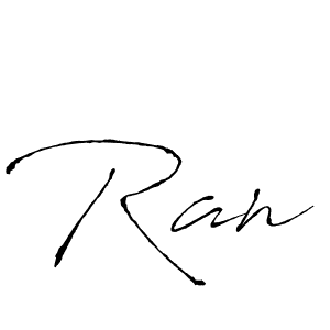 Make a beautiful signature design for name Ran. With this signature (Antro_Vectra) style, you can create a handwritten signature for free. Ran signature style 6 images and pictures png