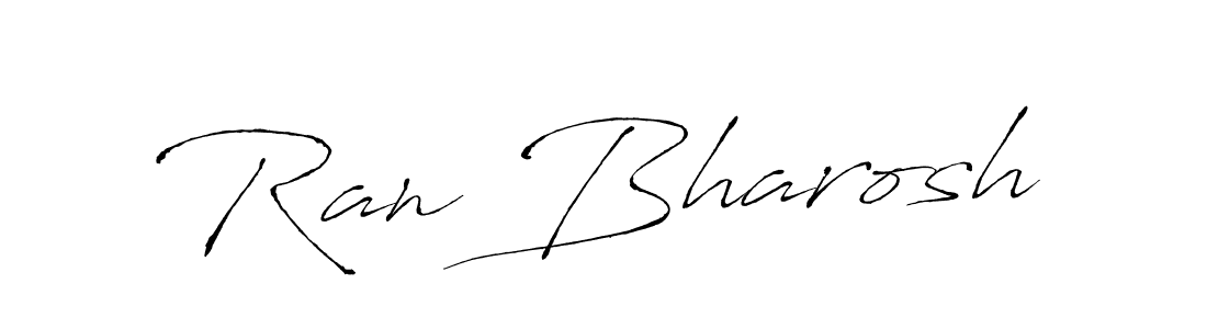 if you are searching for the best signature style for your name Ran Bharosh. so please give up your signature search. here we have designed multiple signature styles  using Antro_Vectra. Ran Bharosh signature style 6 images and pictures png