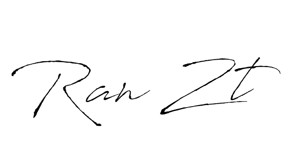 You should practise on your own different ways (Antro_Vectra) to write your name (Ran Zt) in signature. don't let someone else do it for you. Ran Zt signature style 6 images and pictures png