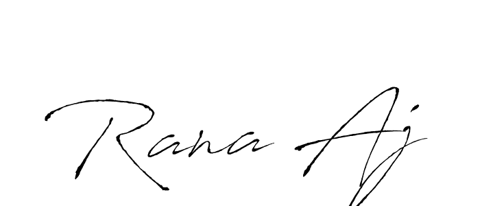 Antro_Vectra is a professional signature style that is perfect for those who want to add a touch of class to their signature. It is also a great choice for those who want to make their signature more unique. Get Rana Aj name to fancy signature for free. Rana Aj signature style 6 images and pictures png