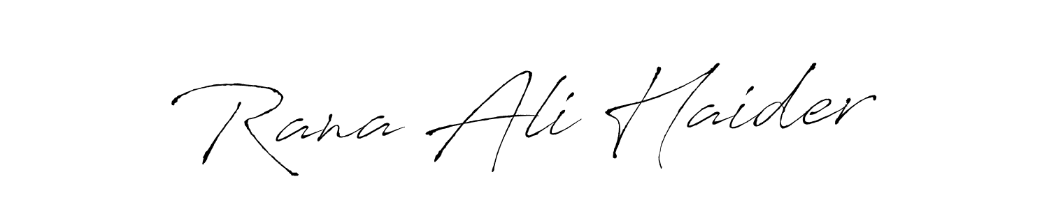 Use a signature maker to create a handwritten signature online. With this signature software, you can design (Antro_Vectra) your own signature for name Rana Ali Haider. Rana Ali Haider signature style 6 images and pictures png