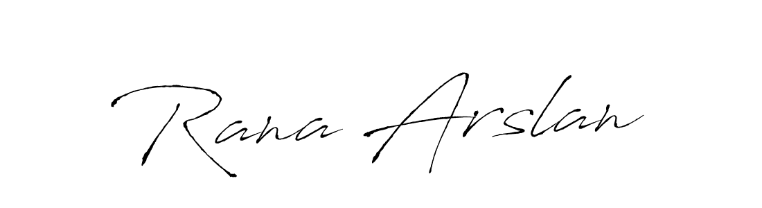 Make a short Rana Arslan signature style. Manage your documents anywhere anytime using Antro_Vectra. Create and add eSignatures, submit forms, share and send files easily. Rana Arslan signature style 6 images and pictures png