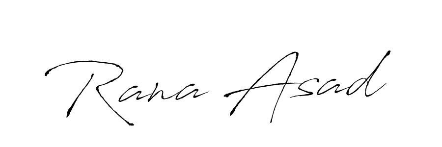 Rana Asad stylish signature style. Best Handwritten Sign (Antro_Vectra) for my name. Handwritten Signature Collection Ideas for my name Rana Asad. Rana Asad signature style 6 images and pictures png