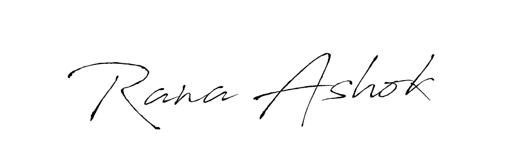 Create a beautiful signature design for name Rana Ashok. With this signature (Antro_Vectra) fonts, you can make a handwritten signature for free. Rana Ashok signature style 6 images and pictures png