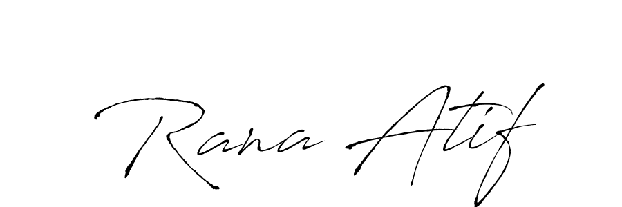 You can use this online signature creator to create a handwritten signature for the name Rana Atif. This is the best online autograph maker. Rana Atif signature style 6 images and pictures png