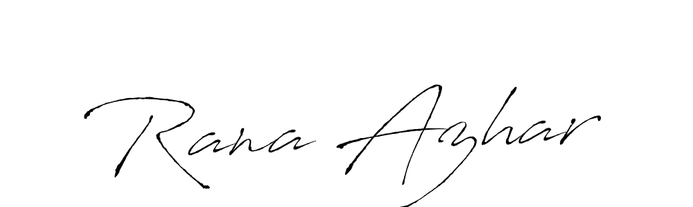 Also You can easily find your signature by using the search form. We will create Rana Azhar name handwritten signature images for you free of cost using Antro_Vectra sign style. Rana Azhar signature style 6 images and pictures png