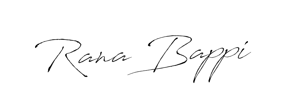It looks lik you need a new signature style for name Rana Bappi. Design unique handwritten (Antro_Vectra) signature with our free signature maker in just a few clicks. Rana Bappi signature style 6 images and pictures png