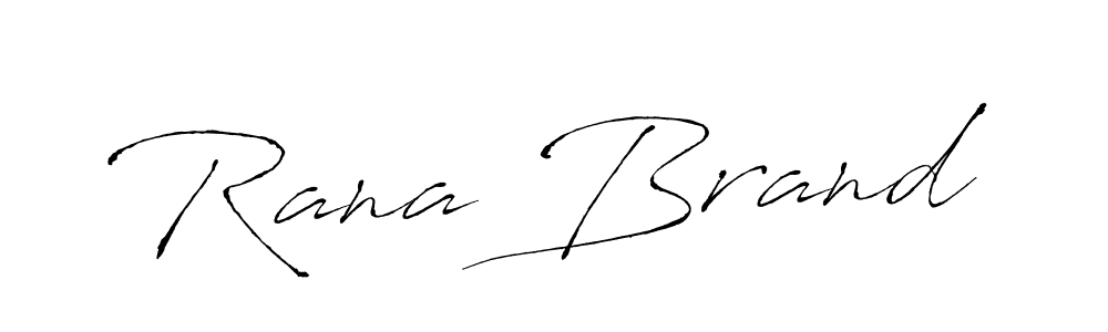 Make a beautiful signature design for name Rana Brand. With this signature (Antro_Vectra) style, you can create a handwritten signature for free. Rana Brand signature style 6 images and pictures png