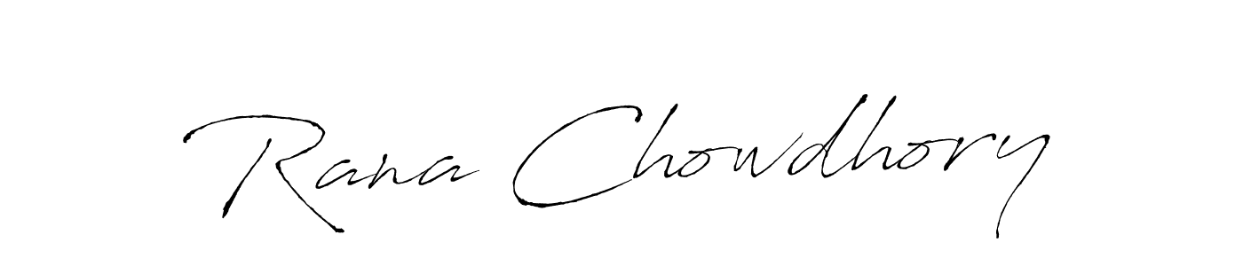 Design your own signature with our free online signature maker. With this signature software, you can create a handwritten (Antro_Vectra) signature for name Rana Chowdhory. Rana Chowdhory signature style 6 images and pictures png