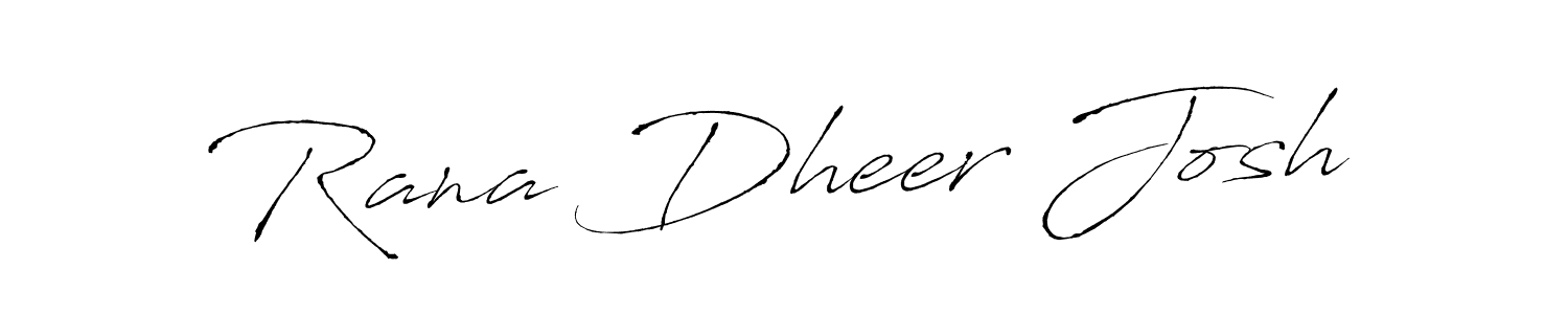 The best way (Antro_Vectra) to make a short signature is to pick only two or three words in your name. The name Rana Dheer Josh include a total of six letters. For converting this name. Rana Dheer Josh signature style 6 images and pictures png