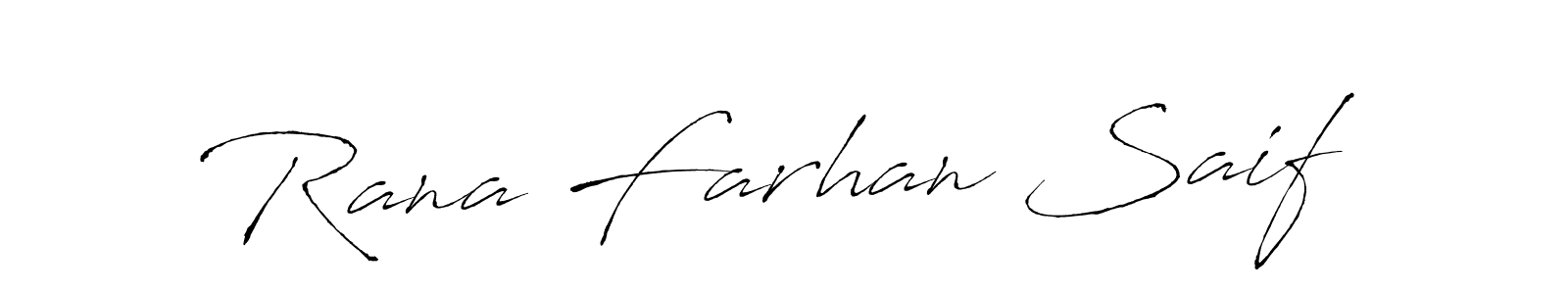 You can use this online signature creator to create a handwritten signature for the name Rana Farhan Saif. This is the best online autograph maker. Rana Farhan Saif signature style 6 images and pictures png