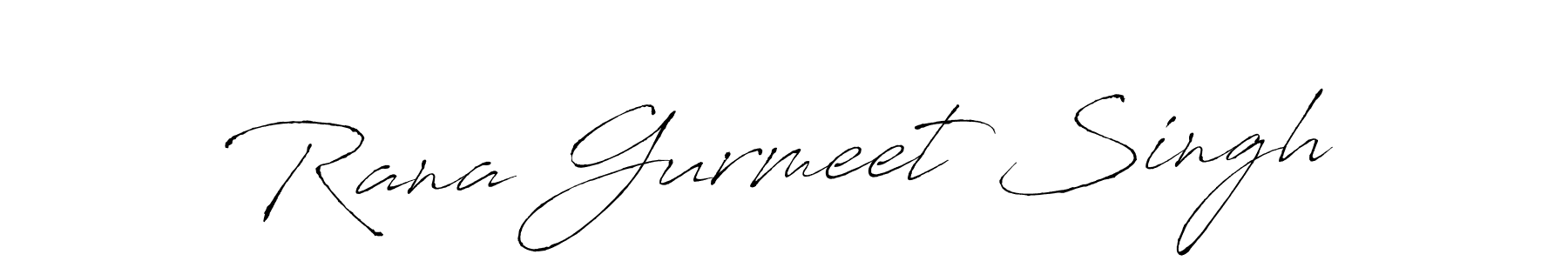 Use a signature maker to create a handwritten signature online. With this signature software, you can design (Antro_Vectra) your own signature for name Rana Gurmeet Singh. Rana Gurmeet Singh signature style 6 images and pictures png